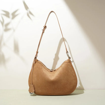 Leder Handtasche "Mohn" - TOLLzWOOD