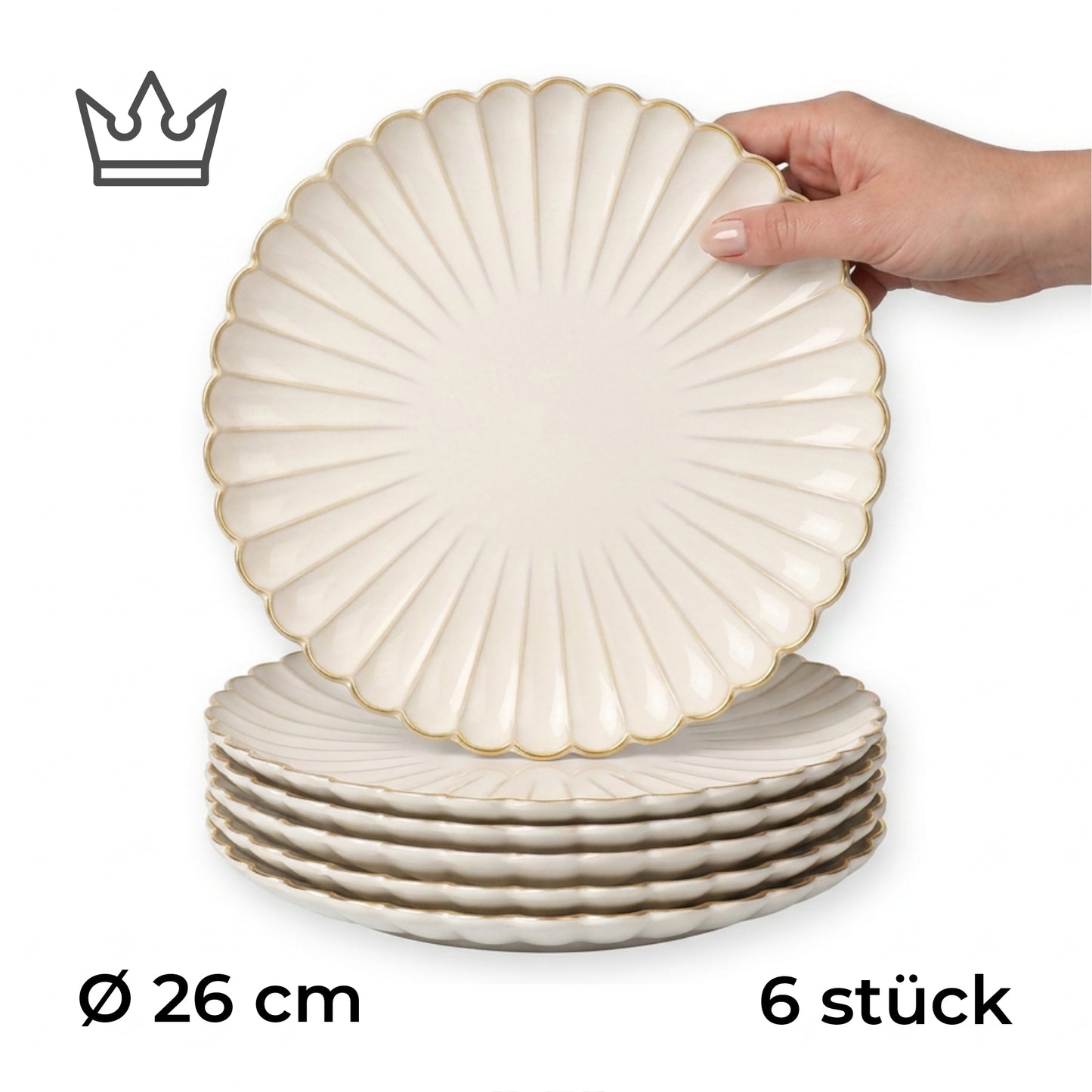 Porcelain plate – Porz model