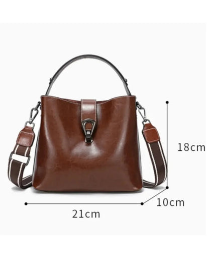 Leder Handtasche "Flora" - TOLLzWOOD