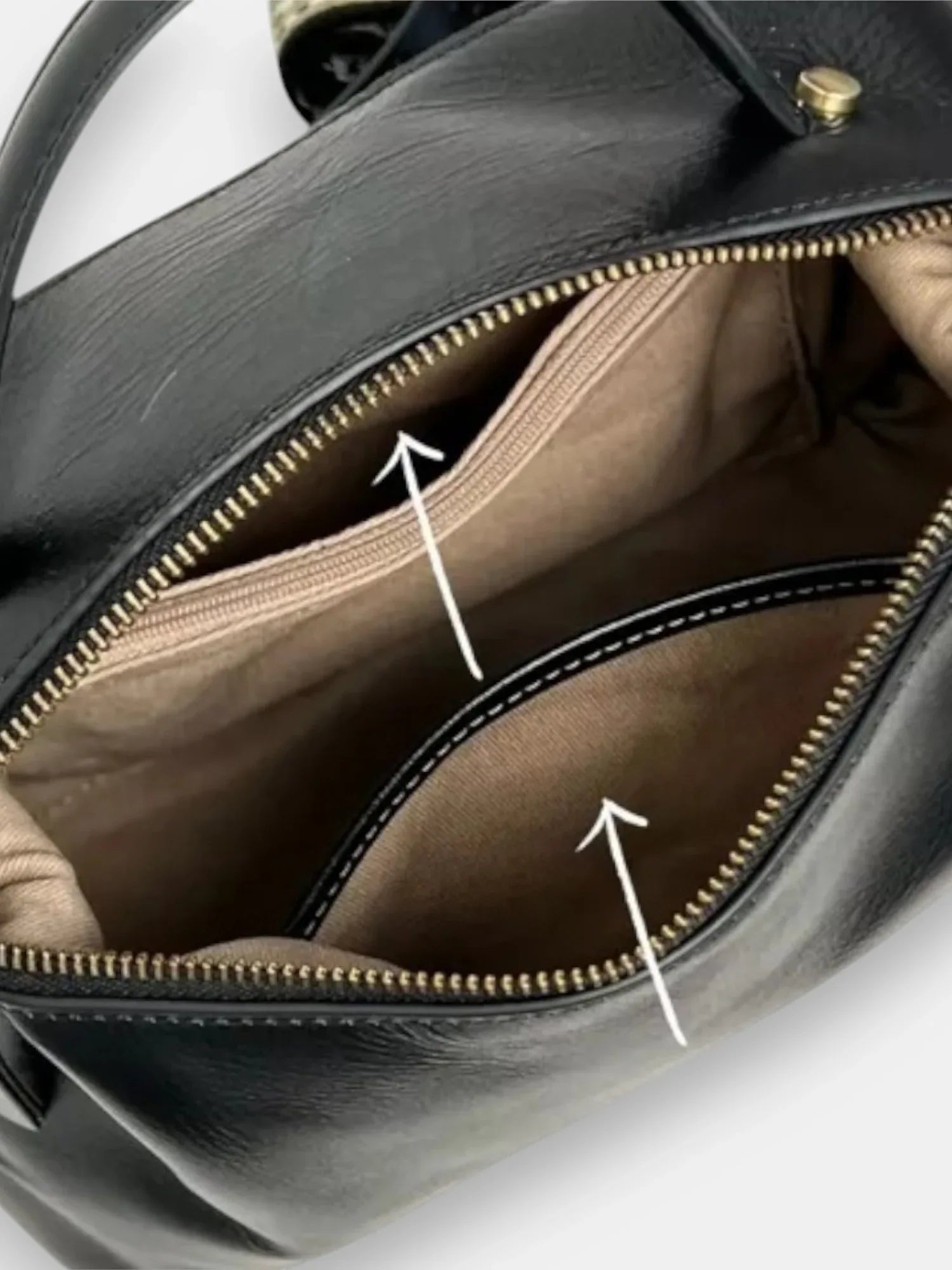 Leder Handtasche "Nelke" - TOLLzWOOD