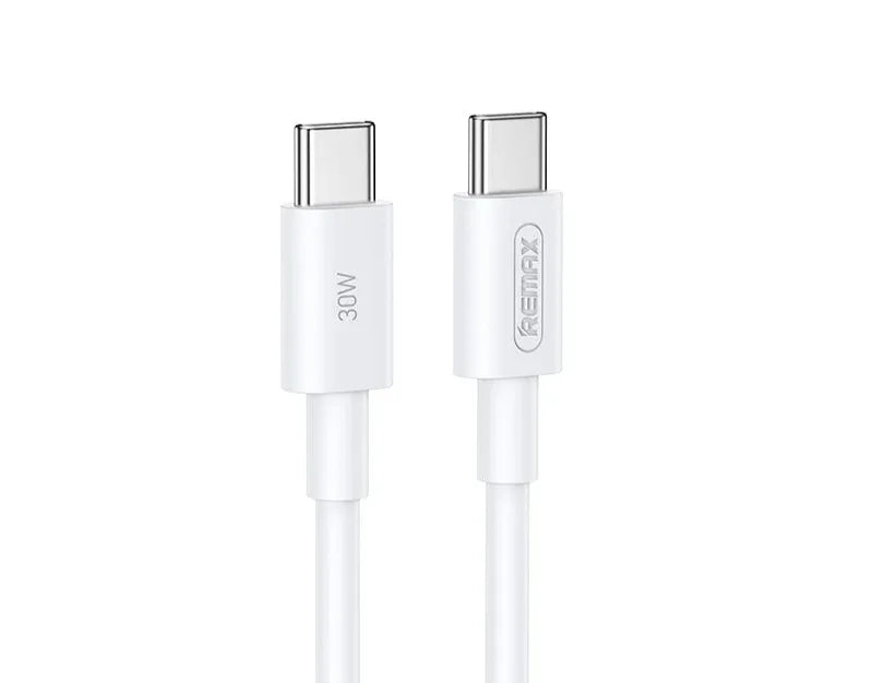 Marlik Series 30W PD Schnellladekabel, Typ-C auf Typ-C, 2m, Weiß - TOLLzWOOD