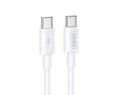 Marlik Series 30W PD Schnellladekabel, Typ-C auf Typ-C, 2m, Weiß - TOLLzWOOD