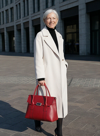 Leder Handtasche "Dahlie"