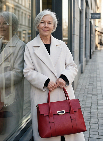 Leder Handtasche "Dahlie"