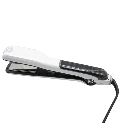 Dampfbügel-Haarglätter, Keramik, weiß - TOLLzWOOD