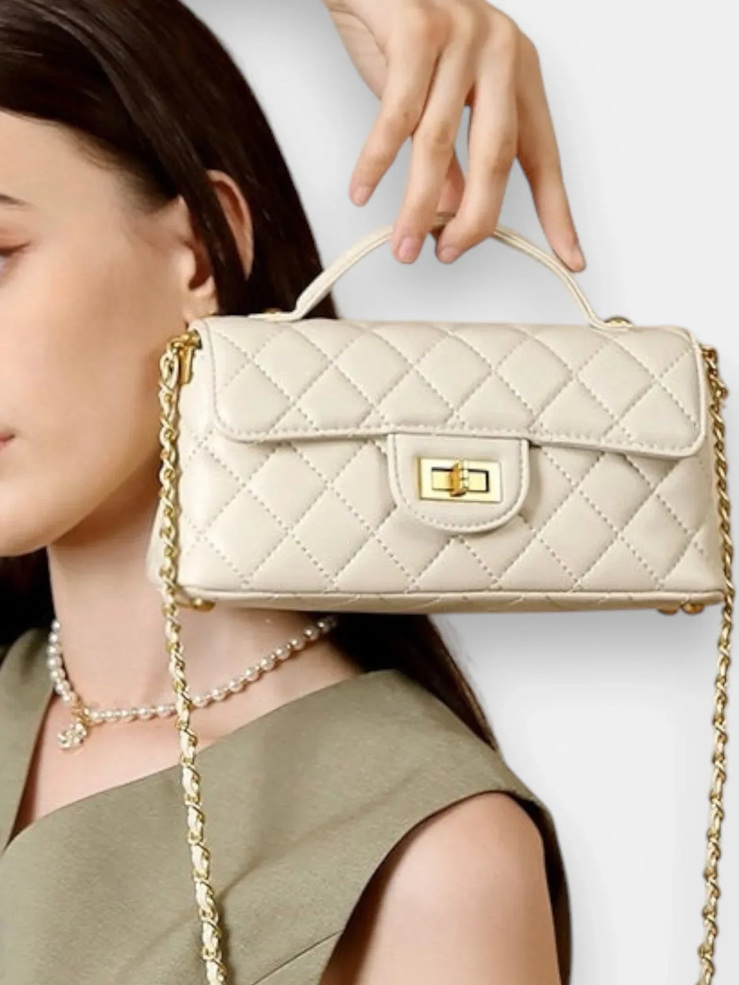 Leder Handtasche "Kamille" - TOLLzWOOD