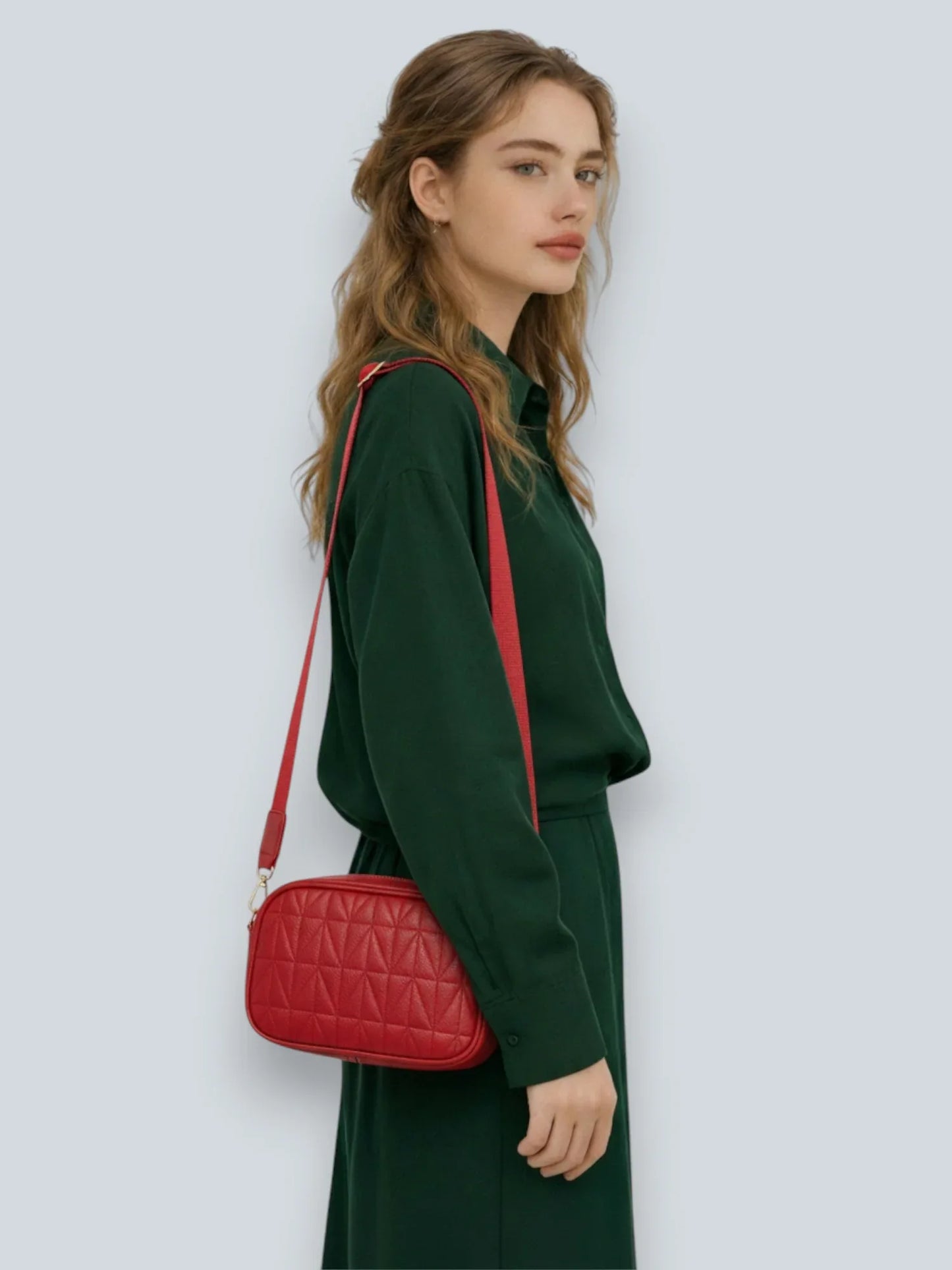 Leder Handtasche "Azalee" - TOLLzWOOD