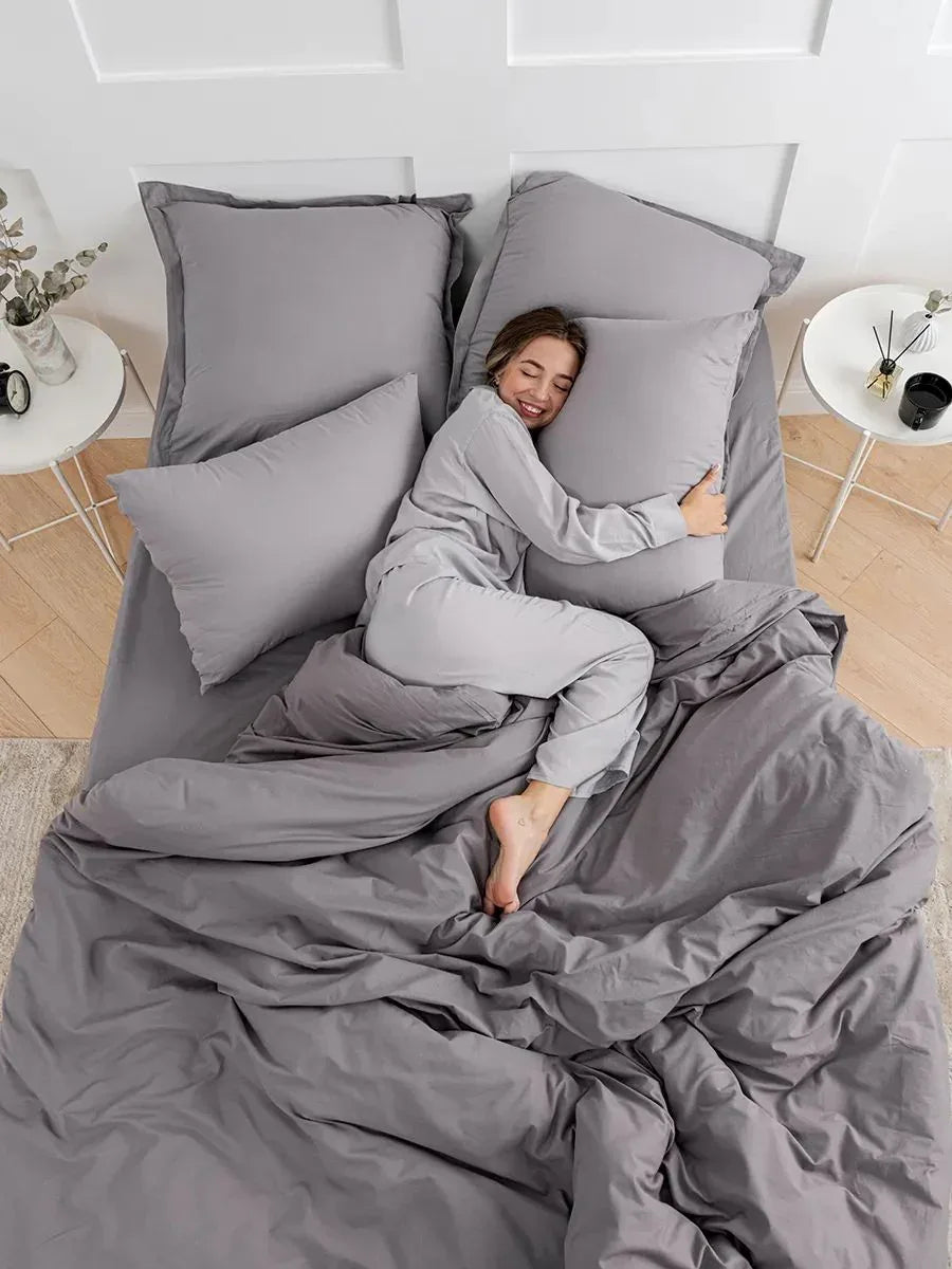 Bettwäsche Set, Grau - TOLLzWOOD