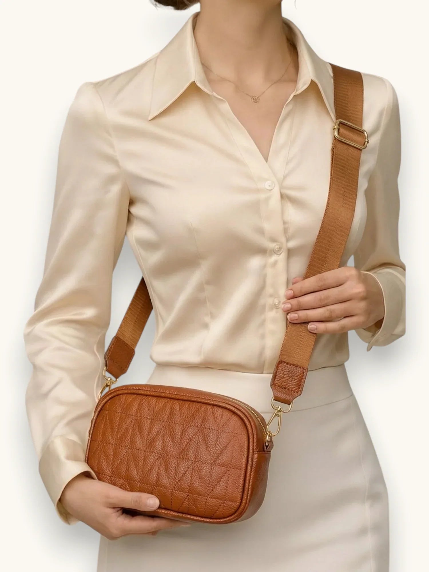 Leder Handtasche "Azalee" - TOLLzWOOD