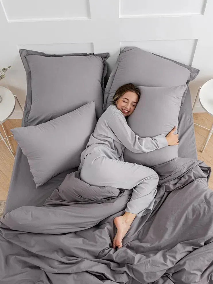 Kissenbezug Pillowcase 2pcs 40x80 Grau - TOLLzWOOD