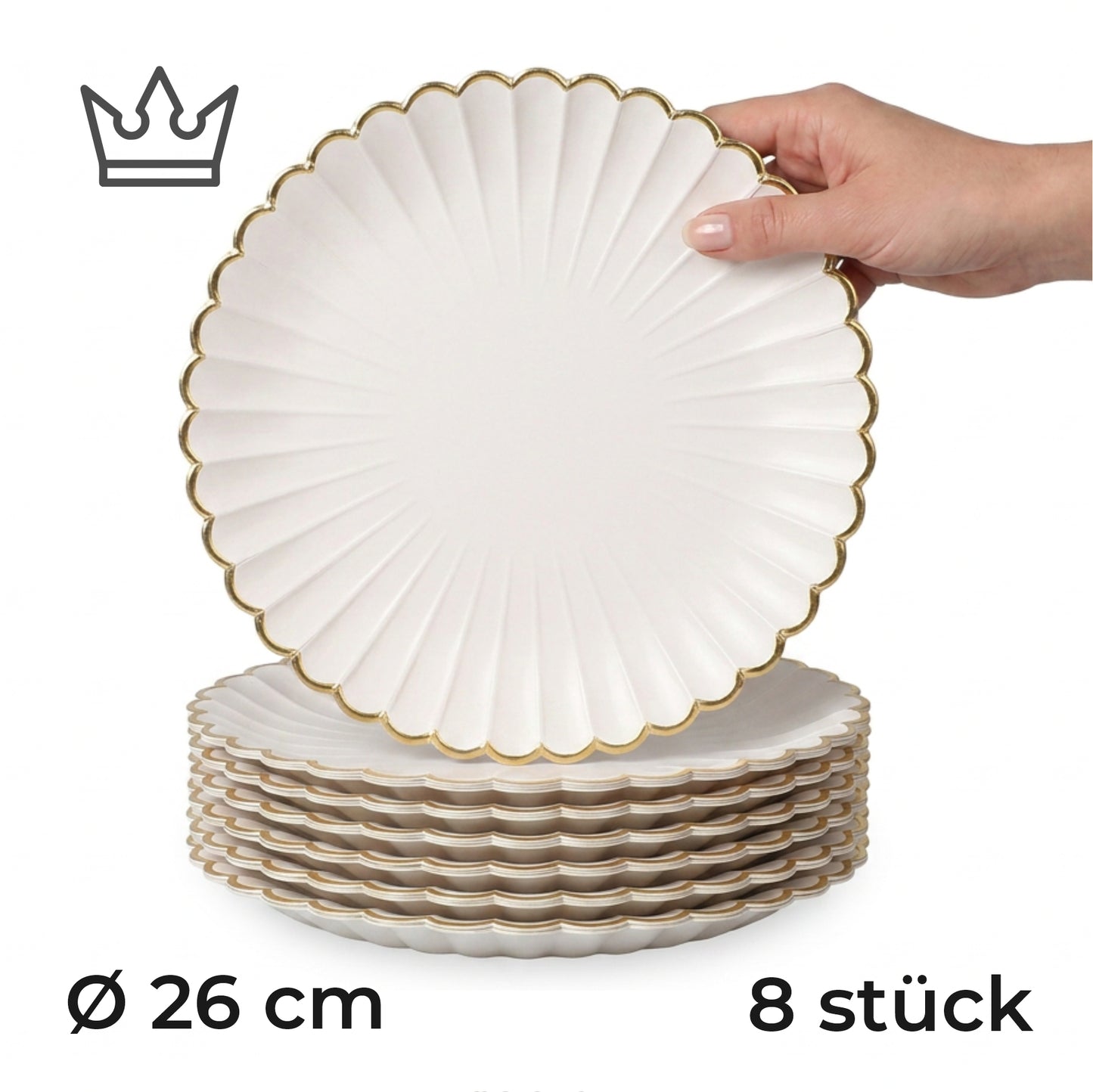 Porcelain plate – Porz model