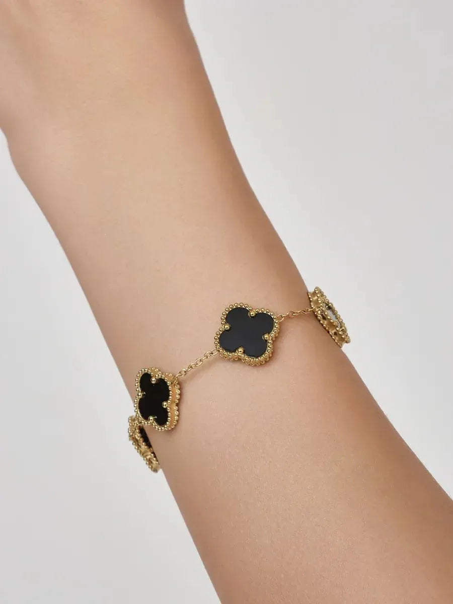 925er Sterlingsilber Armband "Clover" - TOLLzWOOD