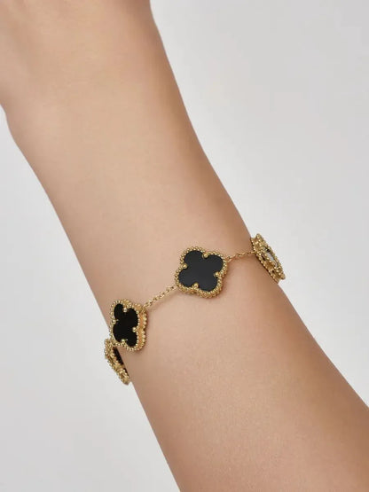 925er Sterlingsilber Armband "Clover" - TOLLzWOOD