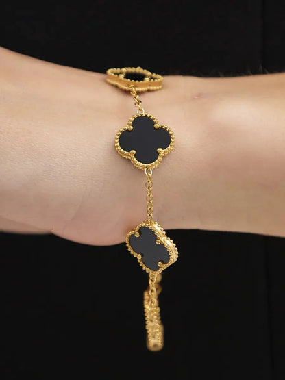 925er Sterlingsilber Armband "Clover" - TOLLzWOOD