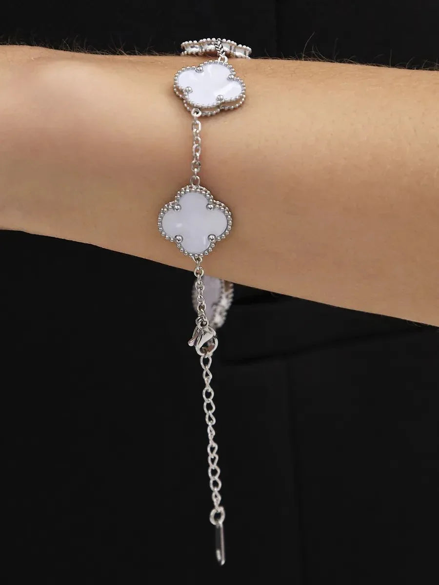 925er Sterlingsilber Armband "Clover" - TOLLzWOOD