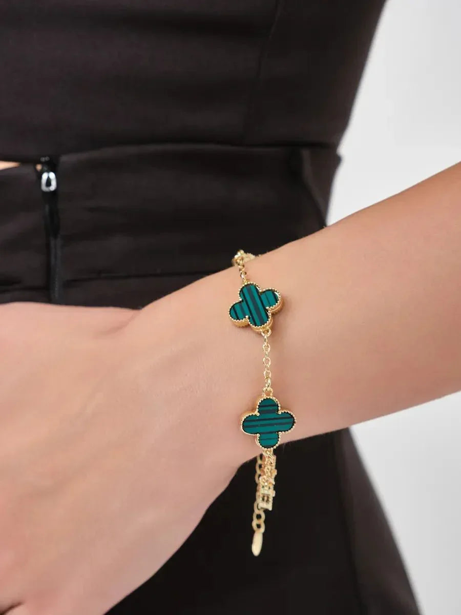 925er Sterlingsilber Armband "Clover" - TOLLzWOOD