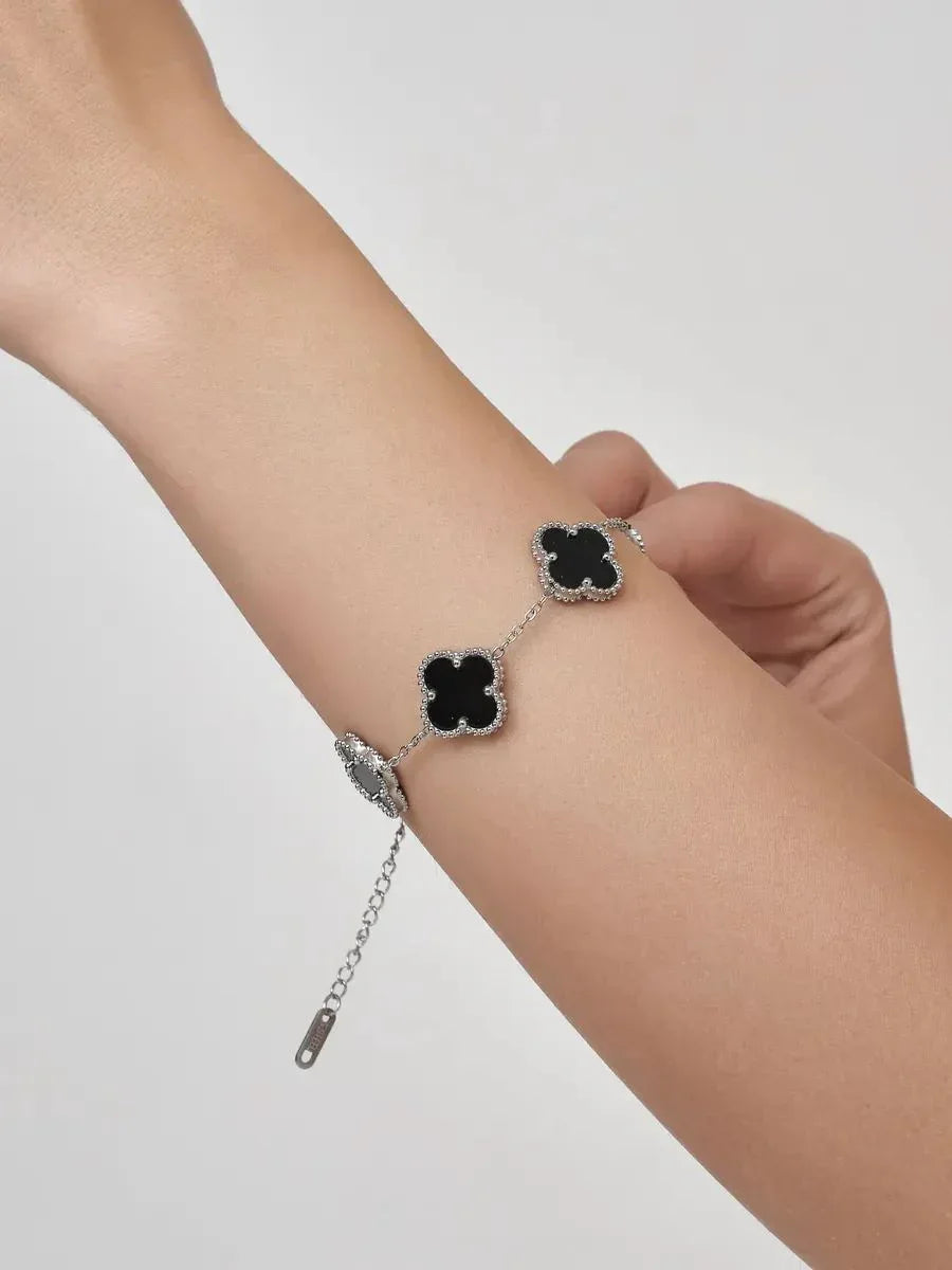 925er Sterlingsilber Armband "Clover" - TOLLzWOOD