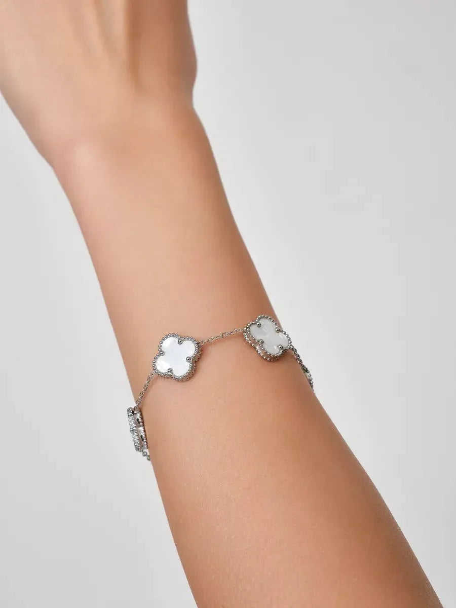 925er Sterlingsilber Armband "Clover" - TOLLzWOOD