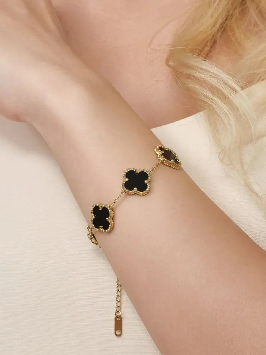 925er Sterlingsilber Armband "Clover" - TOLLzWOOD