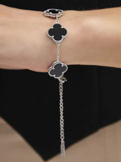 925er Sterlingsilber Armband "Clover" - TOLLzWOOD