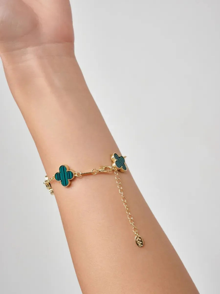 925er Sterlingsilber Armband "Clover" - TOLLzWOOD