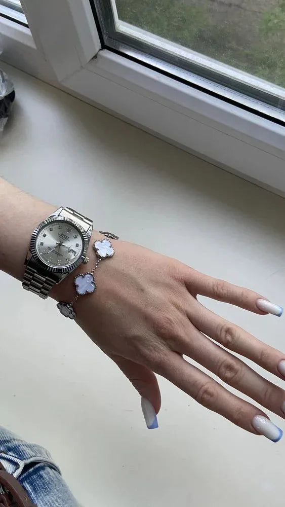 925er Sterlingsilber Armband "Clover" - TOLLzWOOD