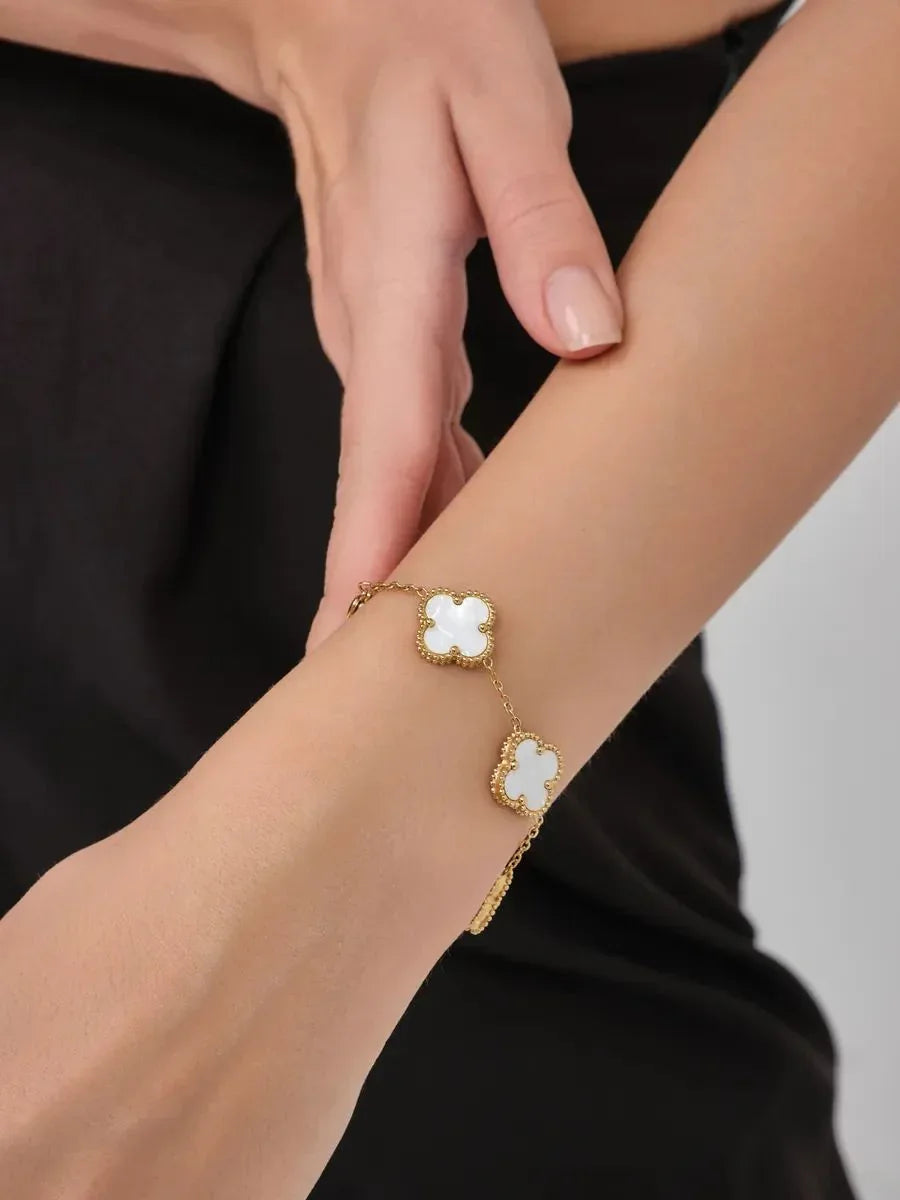 925er Sterlingsilber Armband "Clover" - TOLLzWOOD