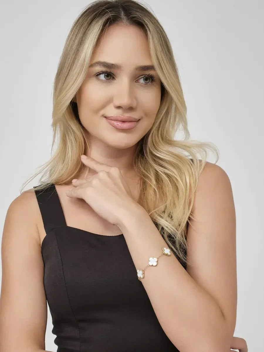 925er Sterlingsilber Armband "Clover" - TOLLzWOOD