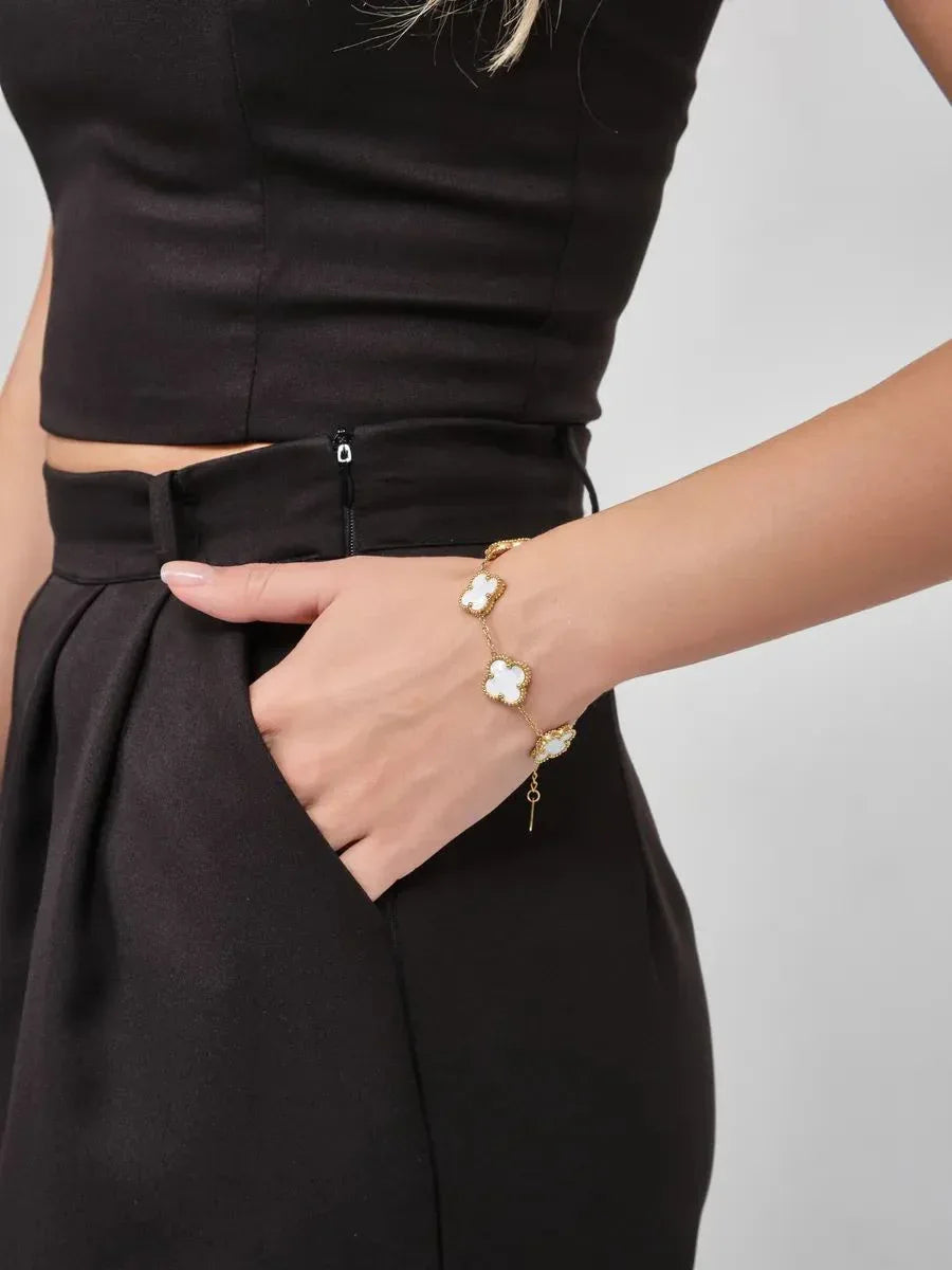 925er Sterlingsilber Armband "Clover" - TOLLzWOOD