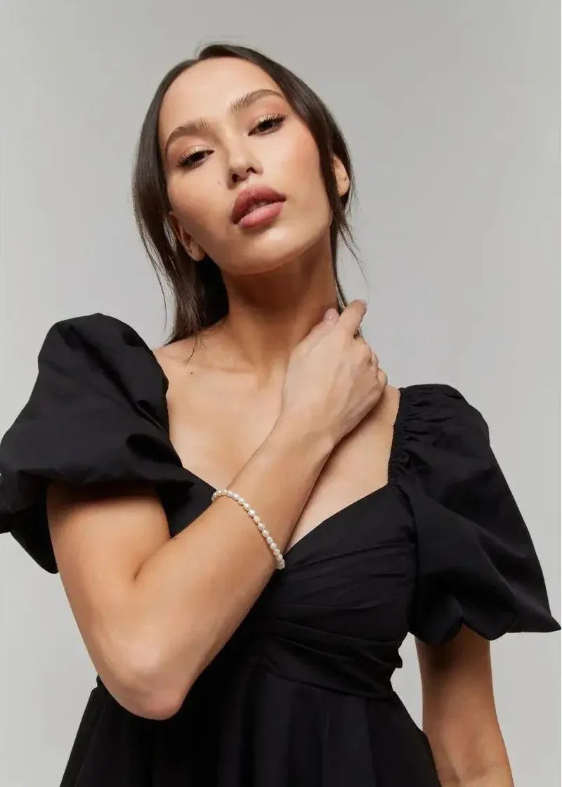 925er Sterlingsilber Perlenarmband - TOLLzWOOD