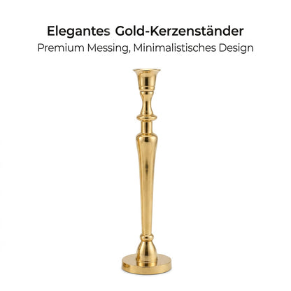 Candle holder set “Classic Gold” (2-piece)