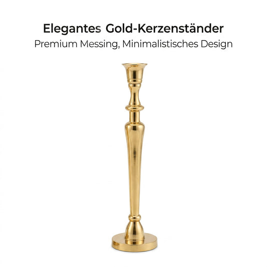 Candle holder set “Classic Gold” (2-piece)