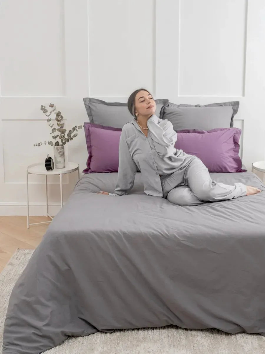 Bettwäsche Set, Grau - TOLLzWOOD