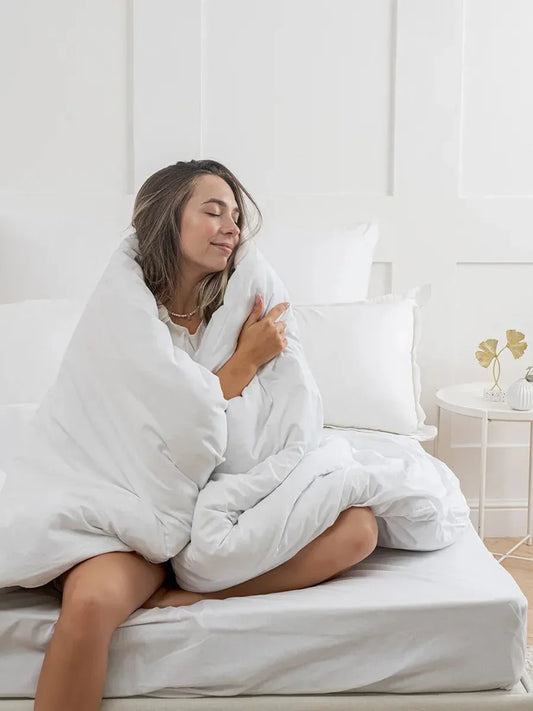 Bettwäsche Set, Weiß - TOLLzWOOD