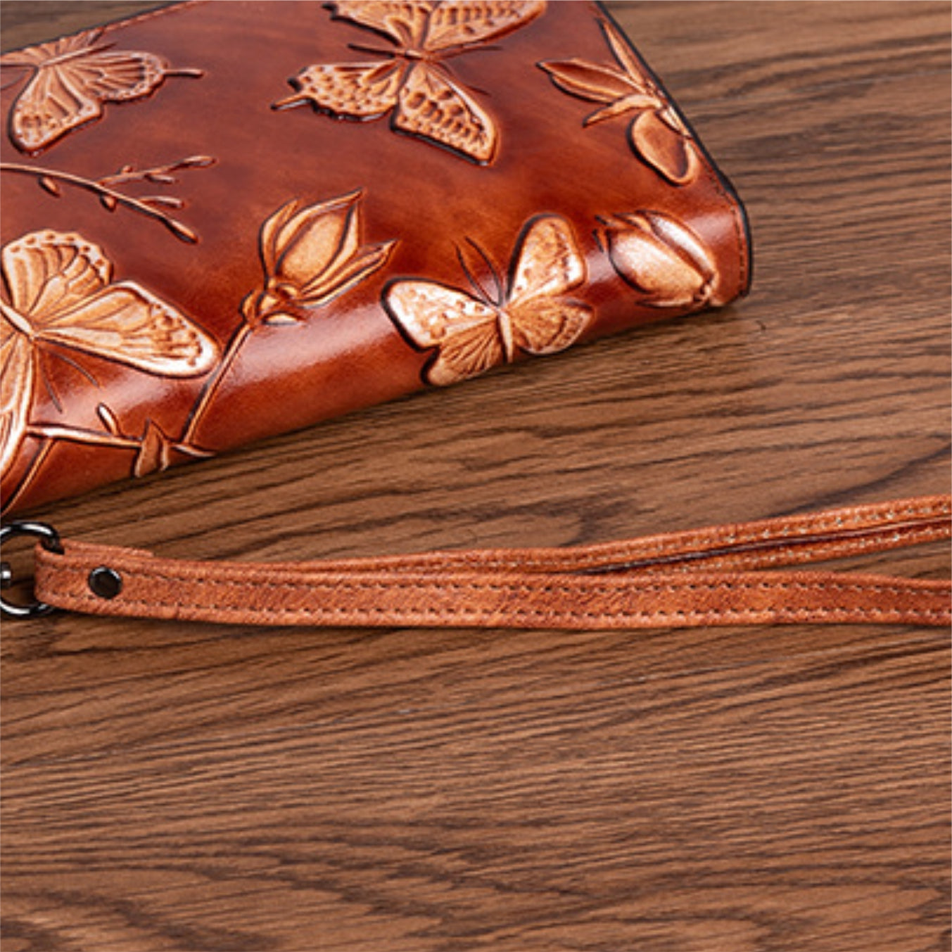 Hand-painted leather wallet – model FG9150