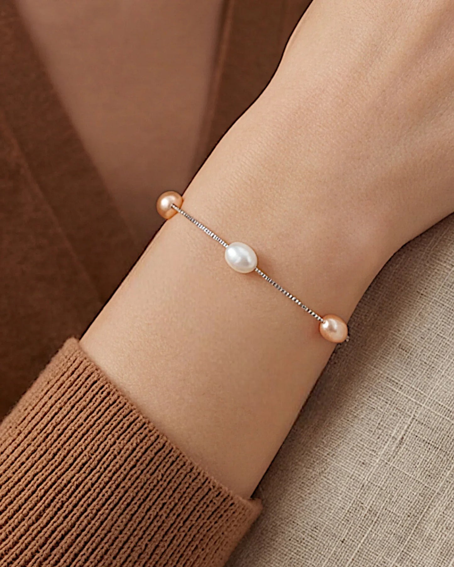 Süßwasser Perlen Armband - TOLLzWOOD