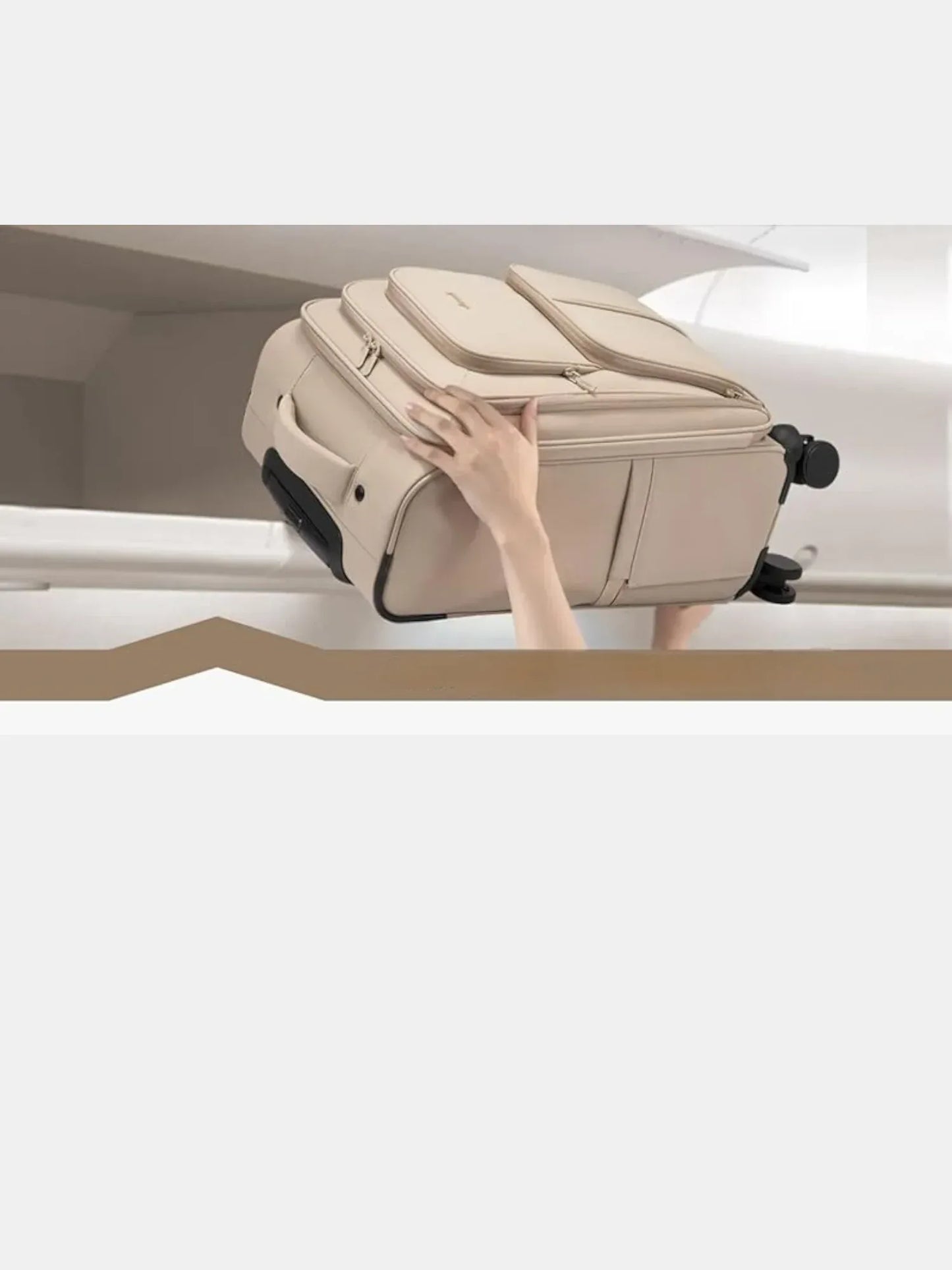 Beige Koffer Lovevook - TOLLzWOOD