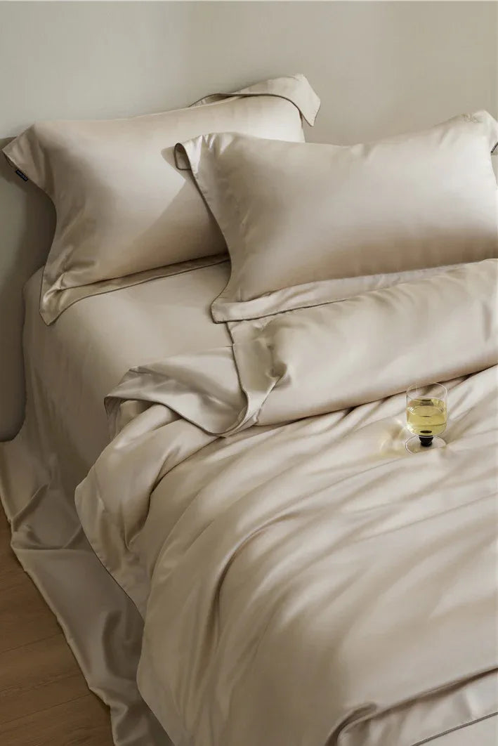 Kissenbezug Pillowcase 2pcs 40x80 Beige - TOLLzWOOD