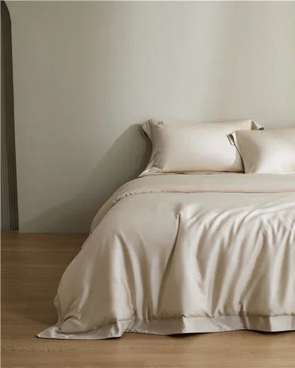 Bettwäsche Set HQ Tencel 300TC Beige - TOLLzWOOD