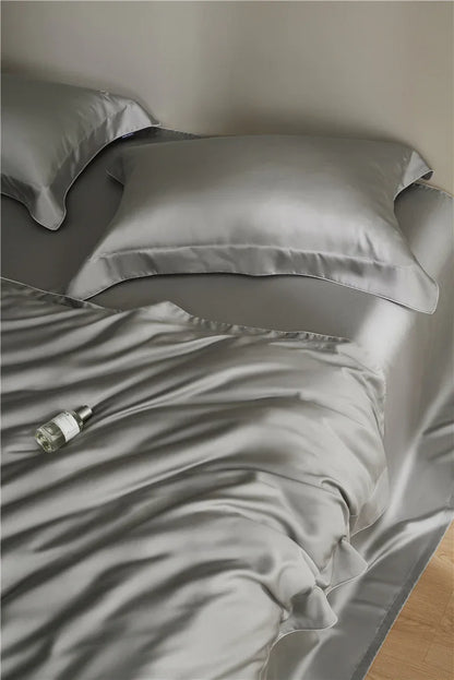 Bettwäsche Set HQ Tencel 300TC Grau - TOLLzWOOD