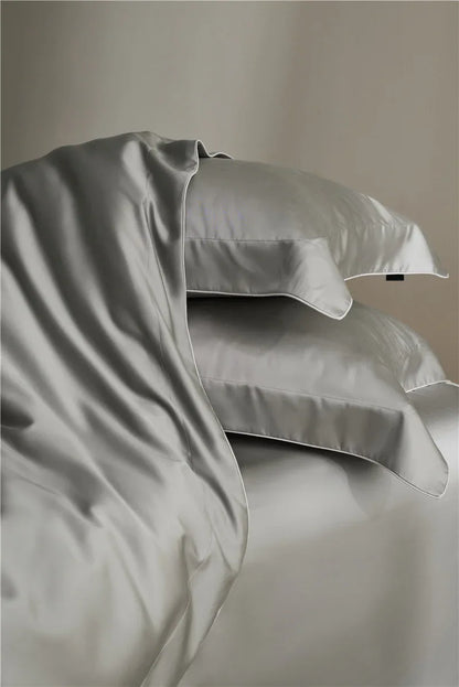 Bettwäsche Set HQ Tencel 300TC Grau - TOLLzWOOD