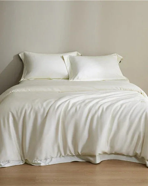 Bettwäsche Set HQ Tencel 300TC Weiß - TOLLzWOOD