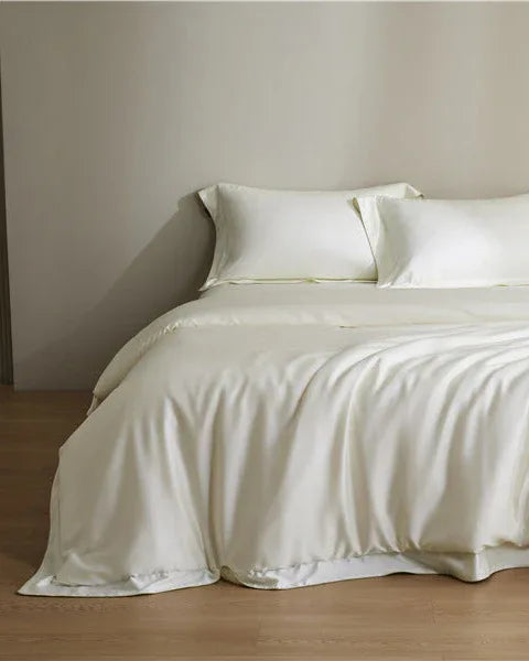 Bettwäsche Set HQ Tencel 300TC Weiß - TOLLzWOOD