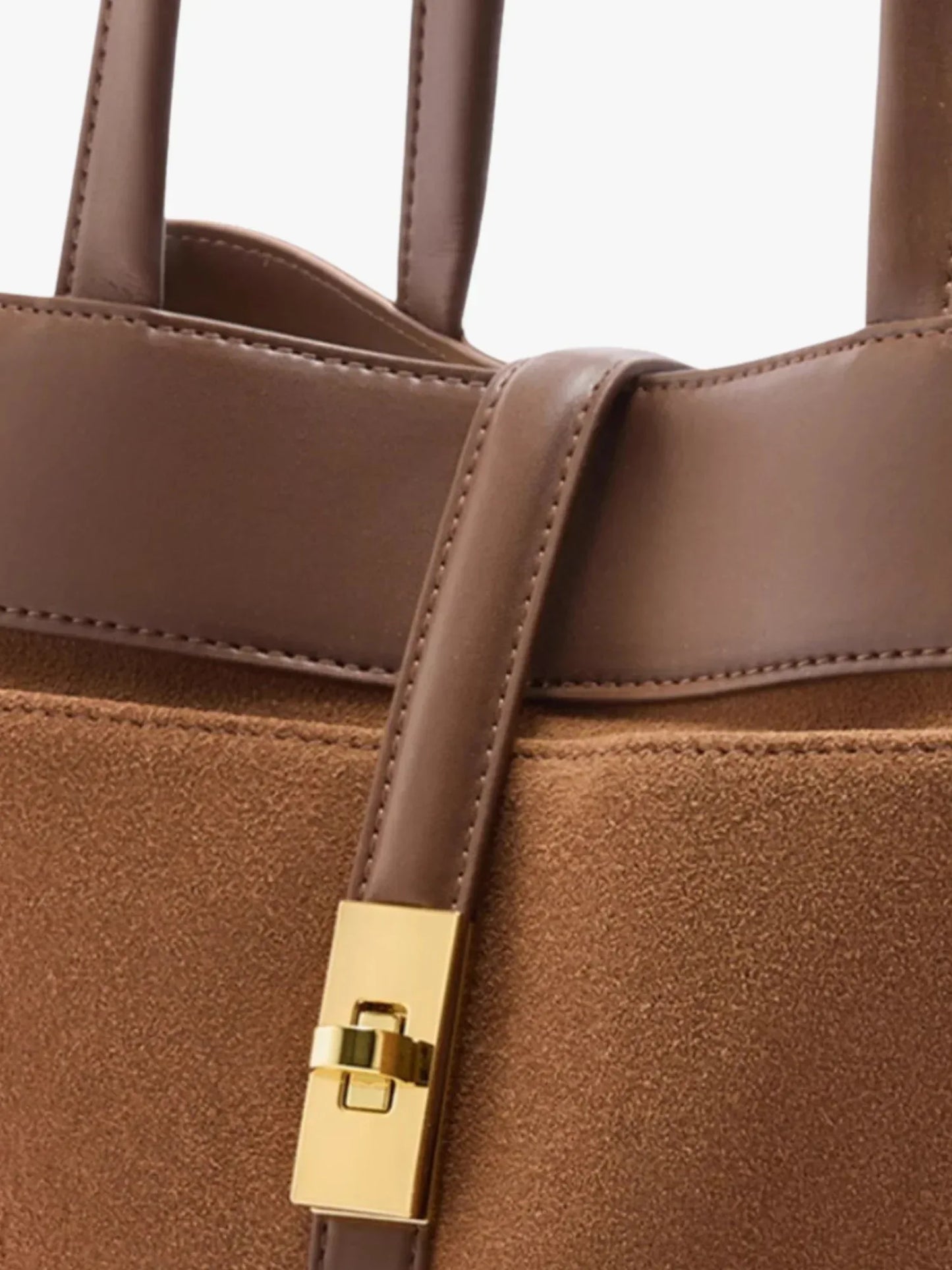 Braune Leder Handtasche - TOLLzWOOD