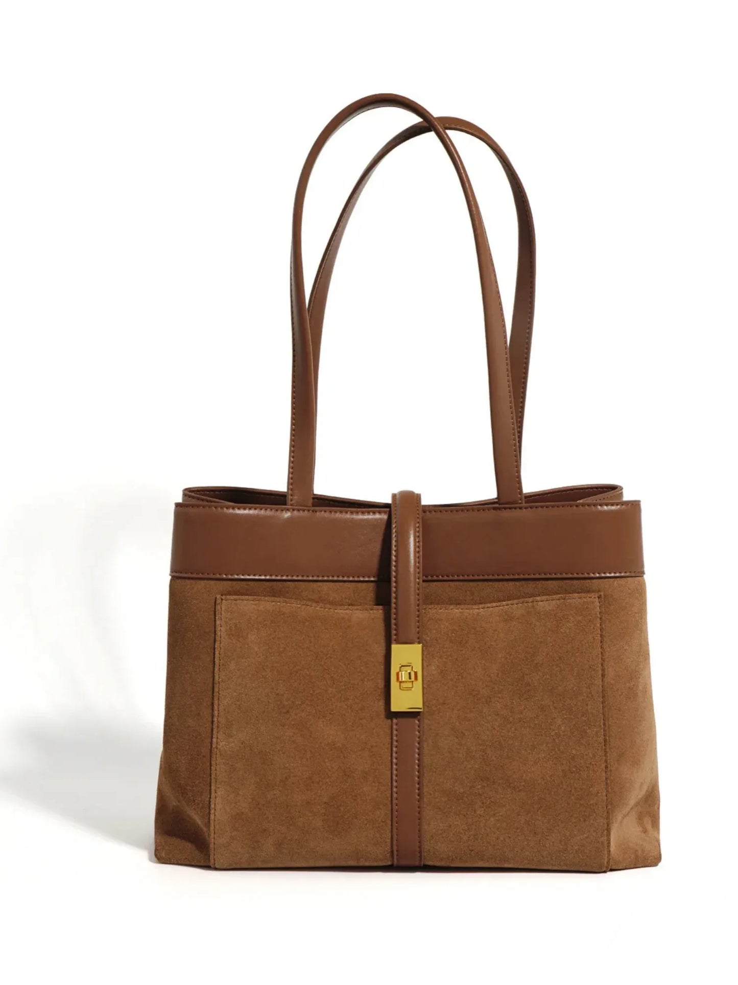 Braune Leder Handtasche - TOLLzWOOD