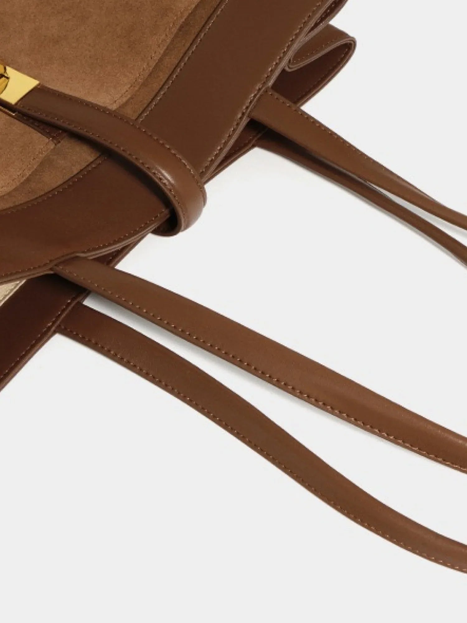 Braune Leder Handtasche - TOLLzWOOD