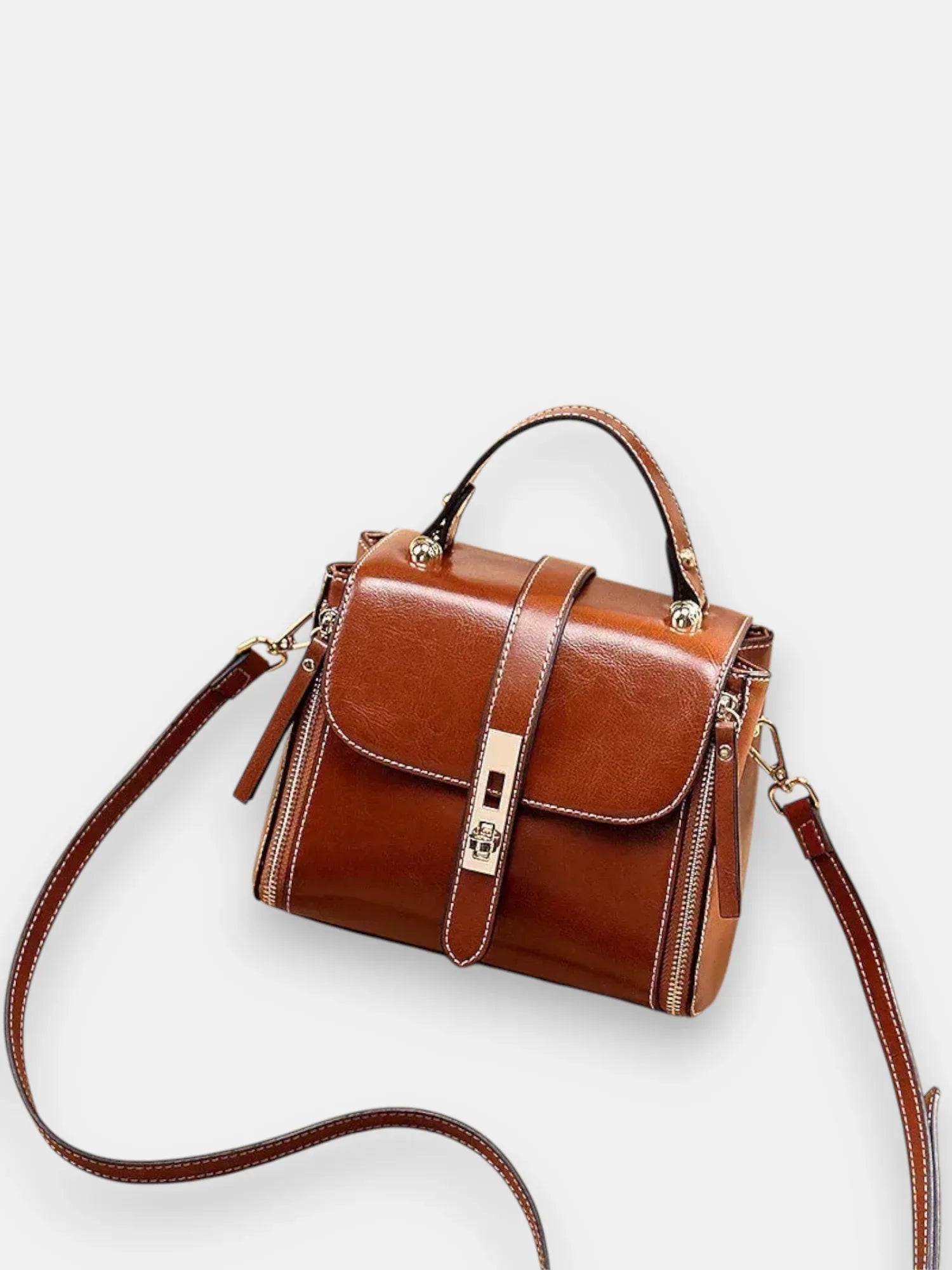 Leder Handtasche "Iris" - TOLLzWOOD