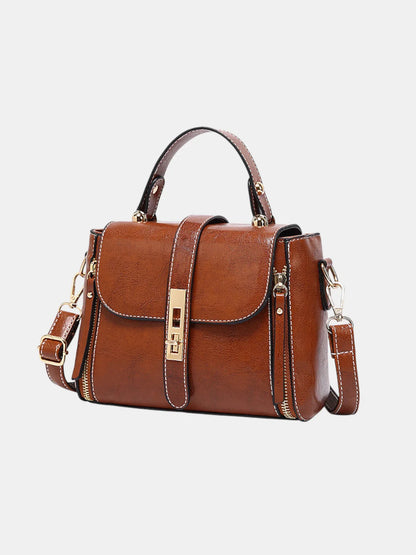 Leder Handtasche "Iris" - TOLLzWOOD