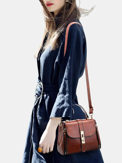 Leder Handtasche "Iris" - TOLLzWOOD