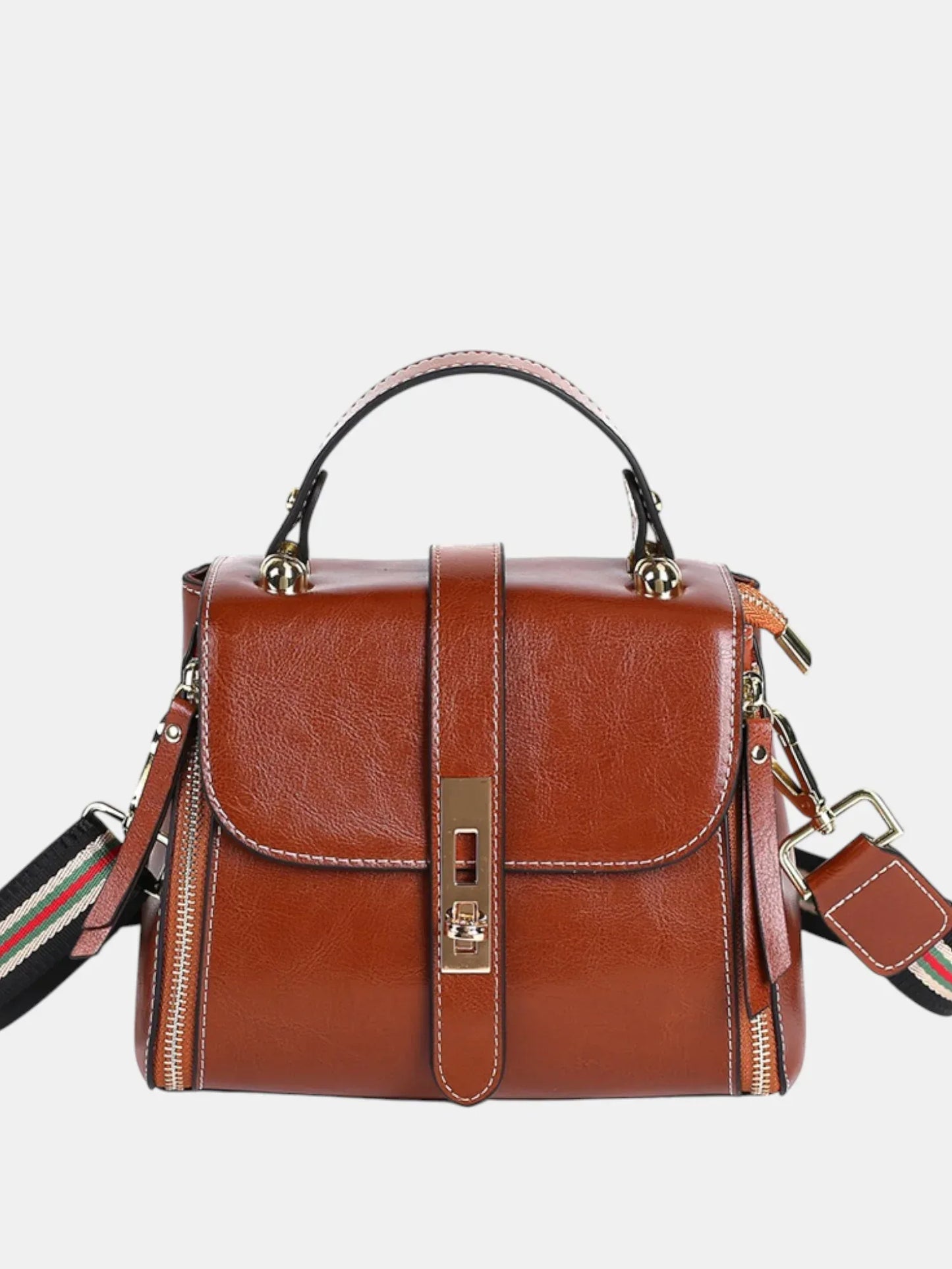Leder Handtasche "Iris" - TOLLzWOOD